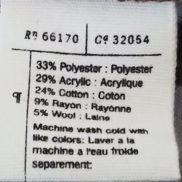 Anthropologie PILCRO Asymmetrical Faux Wrap Cardigan Ruffles Floral Striped XS - Picture 6 of 7